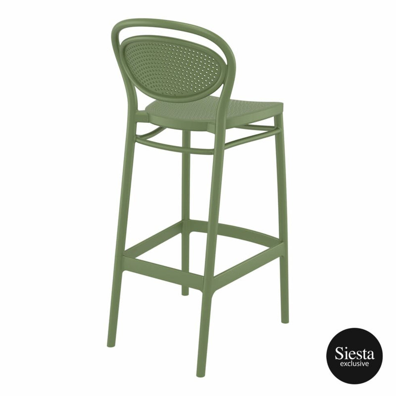 Marcel Barstool 75 - Olive Green