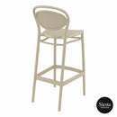 Marcel Barstool 75 - Taupe