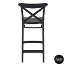 Cross Barstool 65 - Black