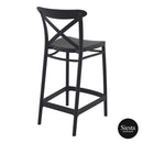 Cross Barstool 65 - Black
