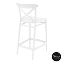 Cross Barstool 65 - White