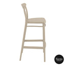 Cross Barstool 75 - Taupe