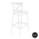 Cross Barstool 75 - White