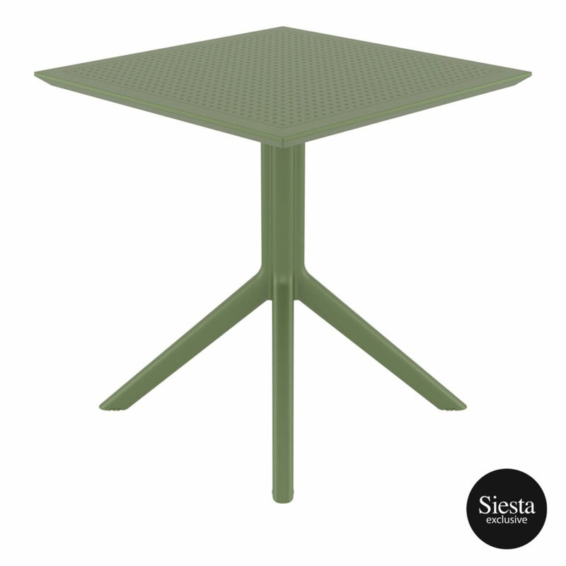 Sky Table 70 - Olive Green