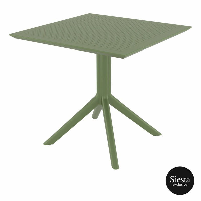 Sky Table 80 - Olive Green