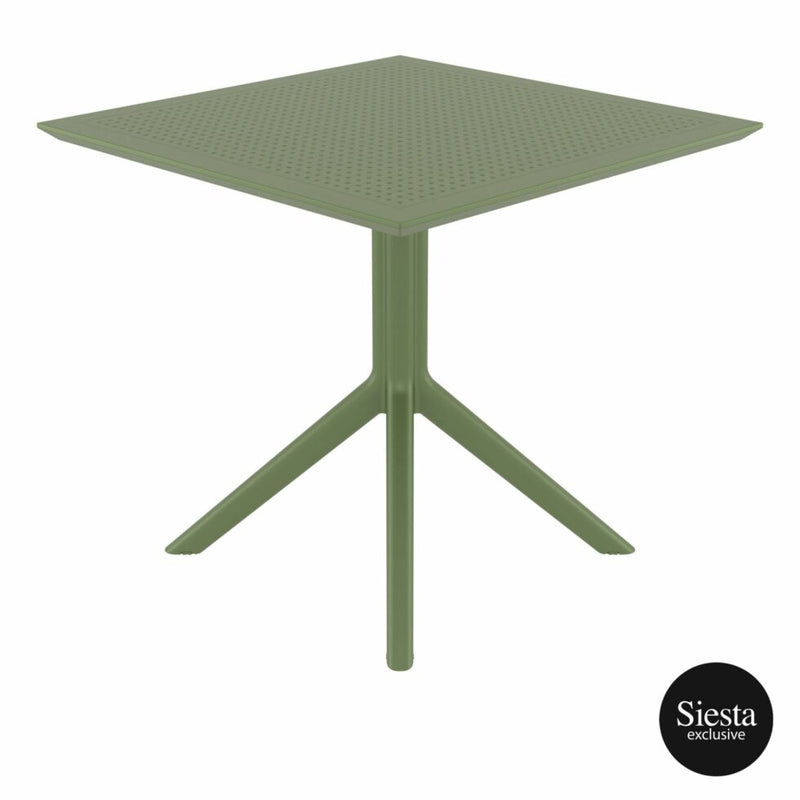 Sky Table 80 - Olive Green