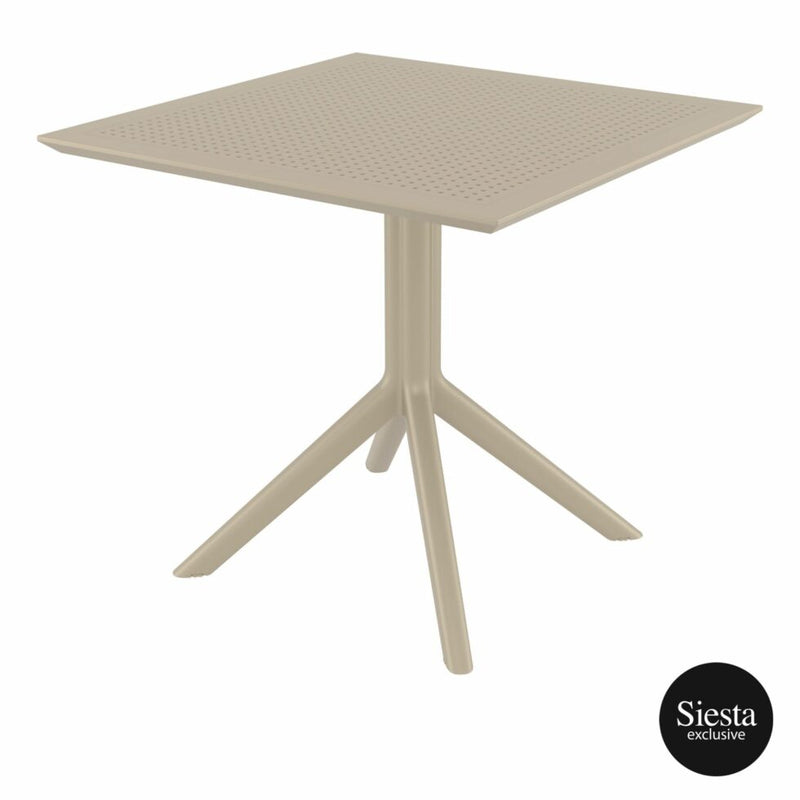 Sky Table 80 - Taupe