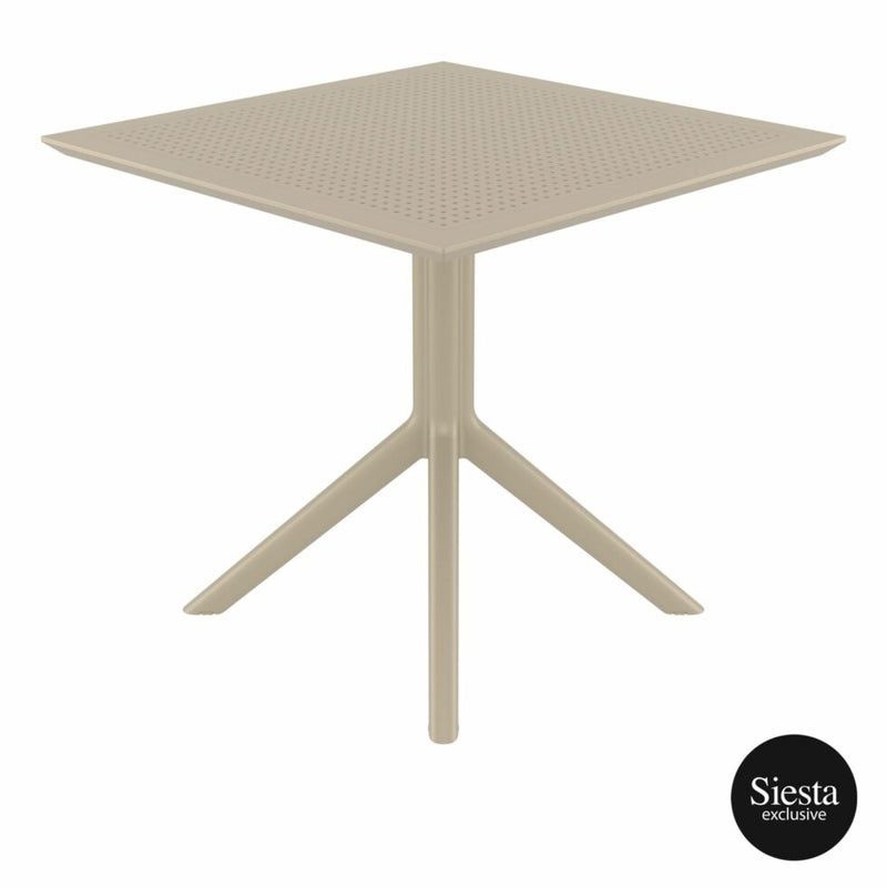 Sky Table 80 - Taupe