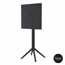 Sky Folding Bar Table 60/Marcel Barstool 75 2 Seat Package - Black