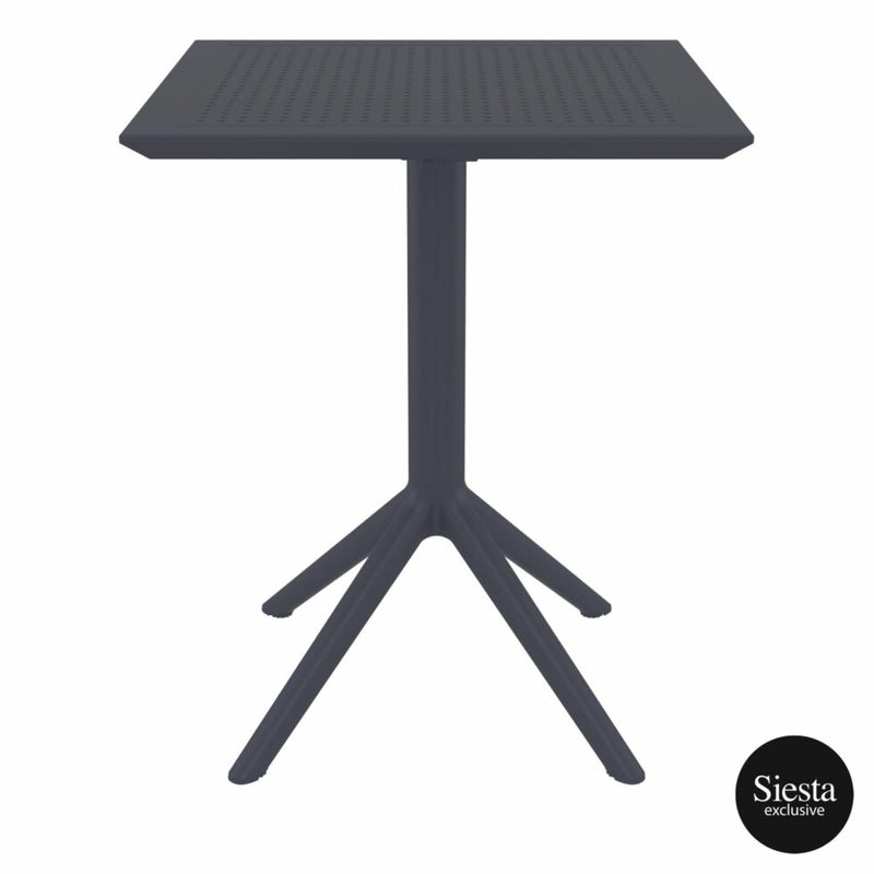 Sky Folding Table 60 Square - Anthracite