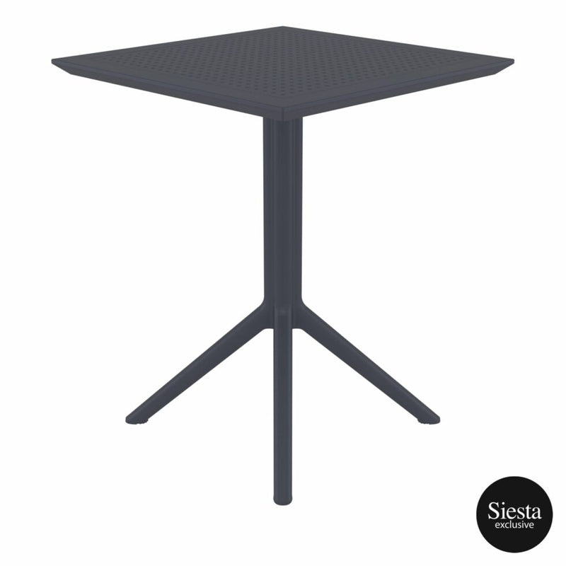 Sky Folding Table 60 Square - Anthracite