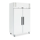 Pearl - Slim 2 Door White Colorbond Upright Storage Freezer