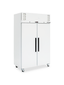 Pearl - Slim 2 Door White Colorbond Upright Storage Refrigerator