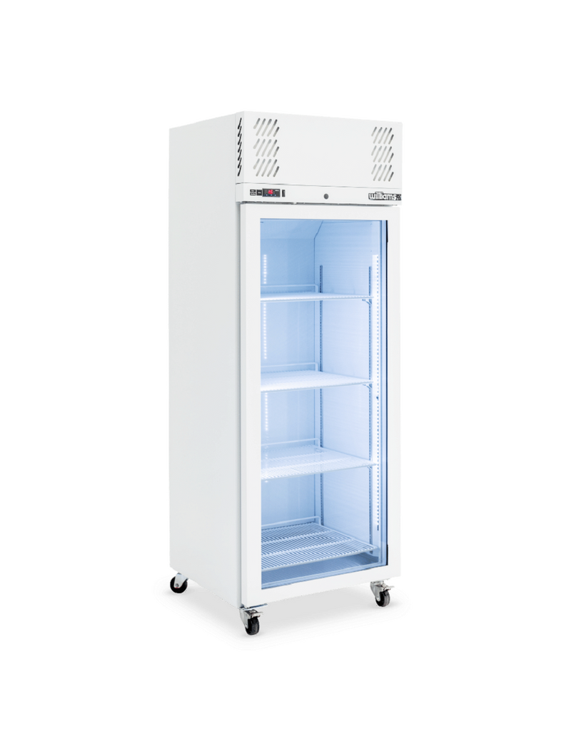 Diamond - 1 Door White Colorbond Upright Display Refrigerator