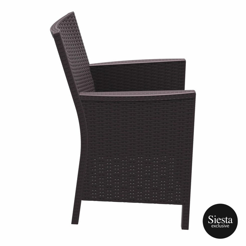 California Armchair - Chocolate