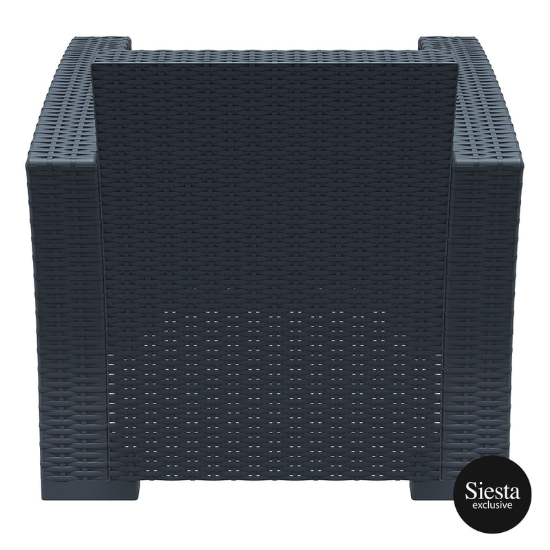 Monaco Lounge Armchair Single - Anthracite