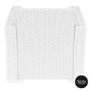 Monaco Lounge Armchair Single - White