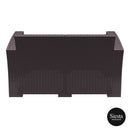 Monaco Lounge Sofa - Chocolate - No cushion