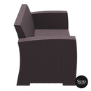 Monaco Lounge Sofa - Chocolate - No cushion