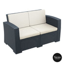 Monaco Lounge Sofa - Anthracite with cushion