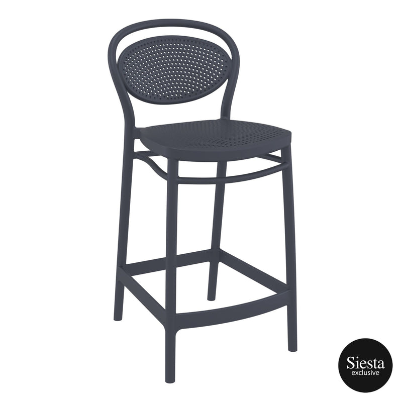 Marcel Barstool 65 - Anthracite