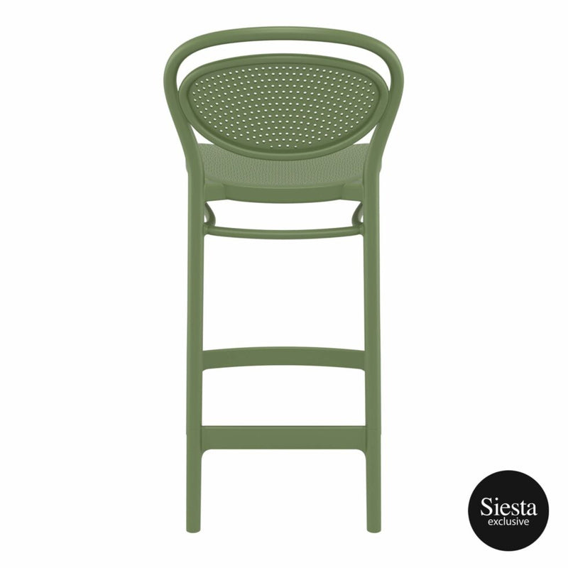 Marcel Barstool 65 - Olive Green