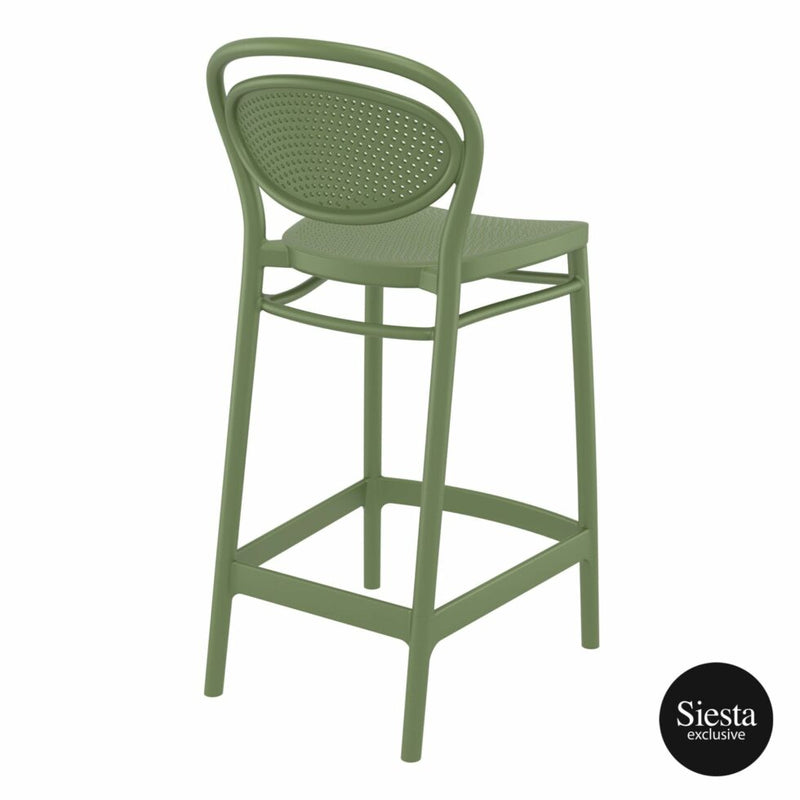 Marcel Barstool 65 - Olive Green