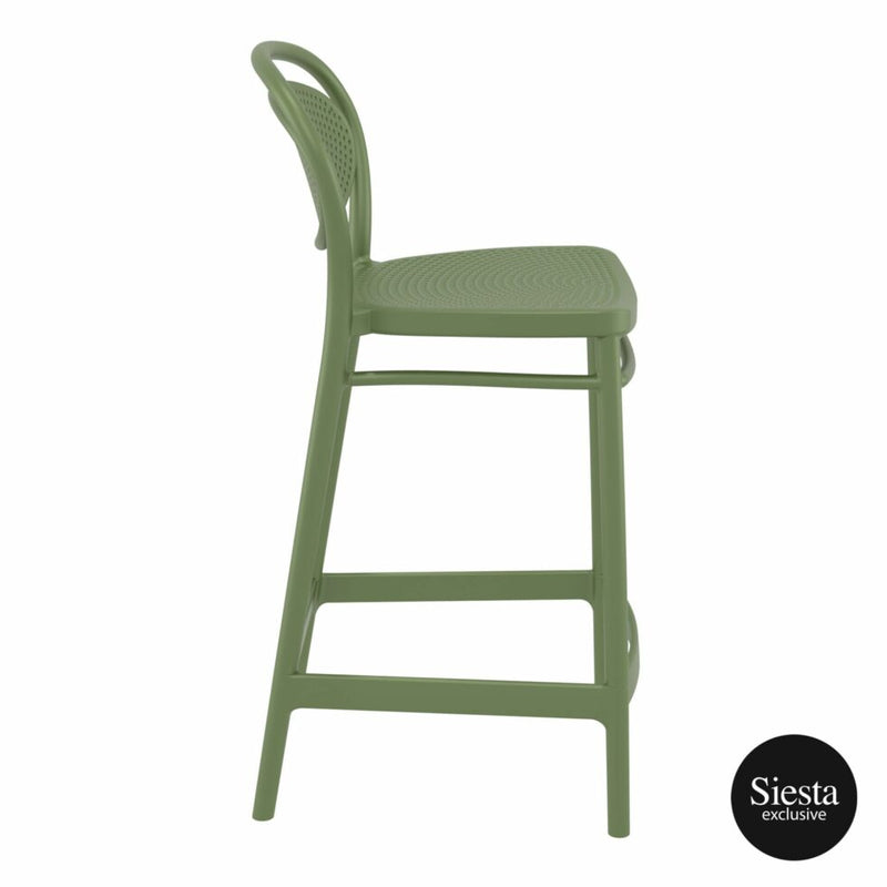 Marcel Barstool 65 - Olive Green