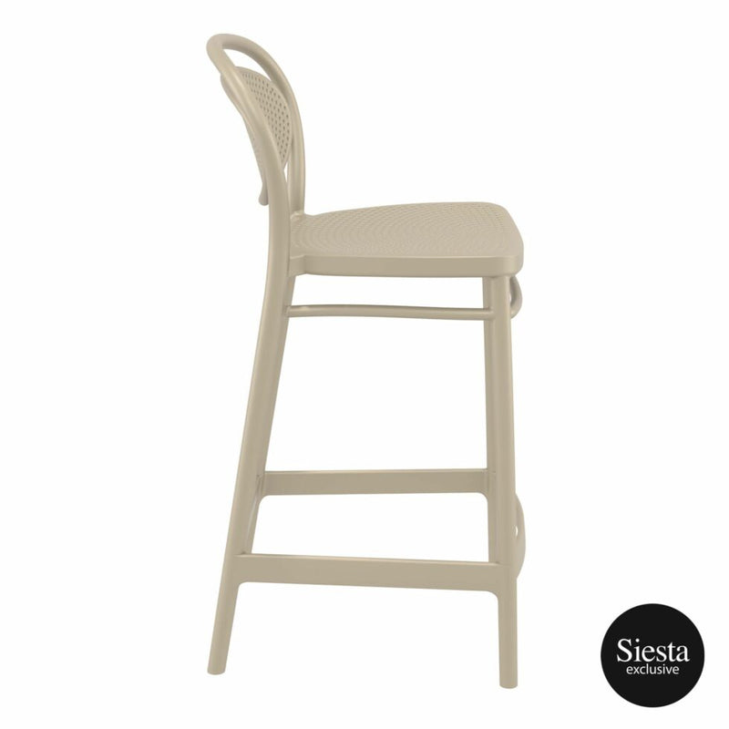 Marcel Barstool 65 - Taupe