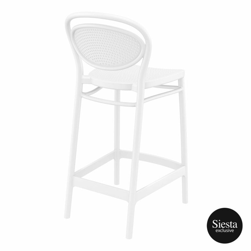 Marcel Barstool 65 - White