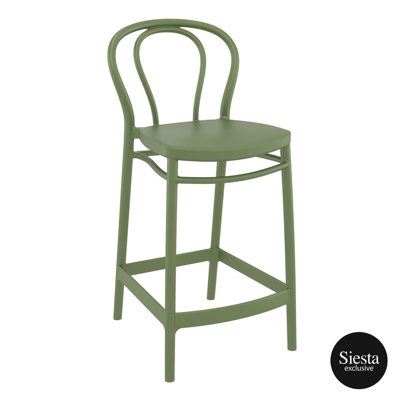 Victor Barstool 65 - Olive Green