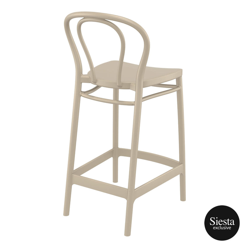 Victor Barstool 65 - Taupe