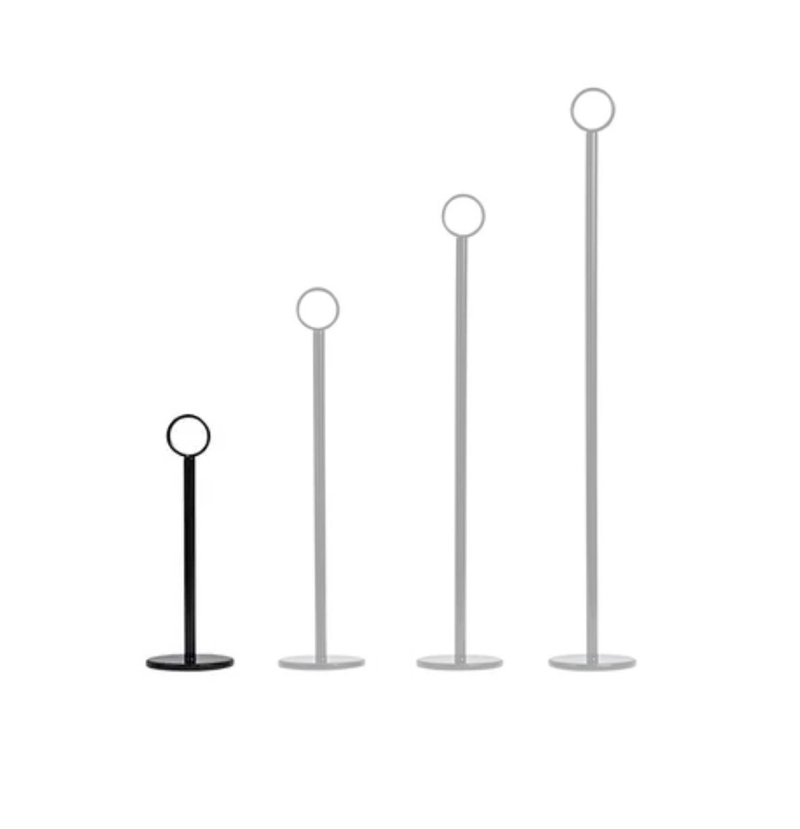 Table No/Menu Stand 20cm, Black