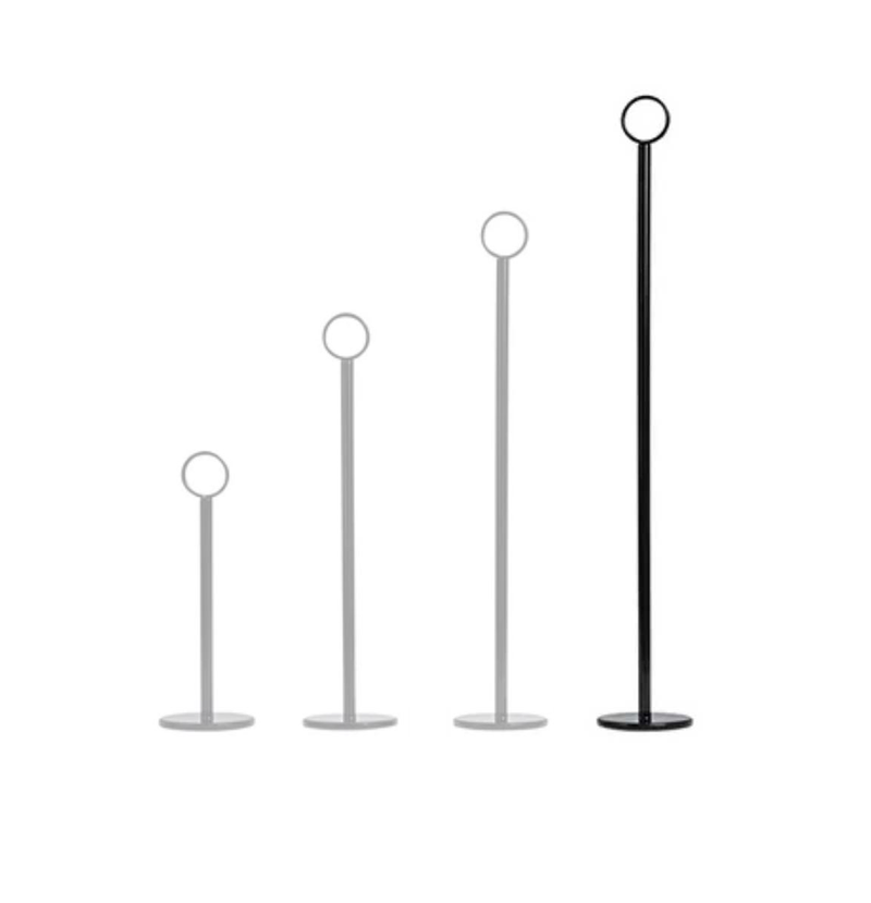 Table No/Menu Stand 45cm, Black