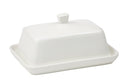 Butter Dish, White 18x12.5x9cm