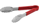 Tong - S/Steel - 230mm - Red Handle