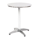 Bolero Round Table with Curved Edge Heavy Duty Base Dia - 60x72cm