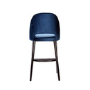 Semifreddo Stool - Black Legs/Denim Velvet