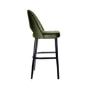Semifreddo Stool - Black Legs/Avocado Velvet