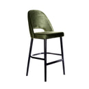 Semifreddo Stool - Black Legs/Avocado Velvet