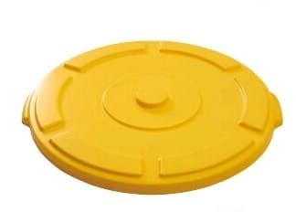 Lid for Trust Thor Round 75L Bin - Yellow