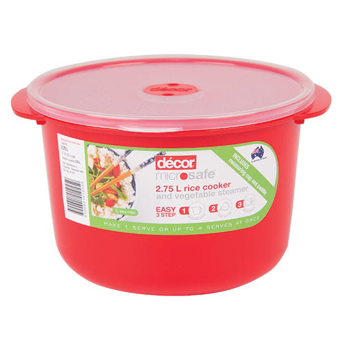 Decor Microsafe Rice Cooker 2.75 Litre