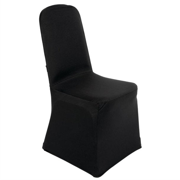 Bolero Banquet Chair Poly Jersey Covers (Black)