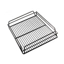 Glass Basket Black PVC 14x17"