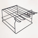 Upside Down Glass Rack, - Black