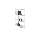 Simply Stainless 1200 x 600 Adjustable 4 Tier Shelving with Sloped Removable Shelves