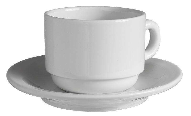 Flinders Stackable Tea Cup 220ml Open Handle (fits S2501)