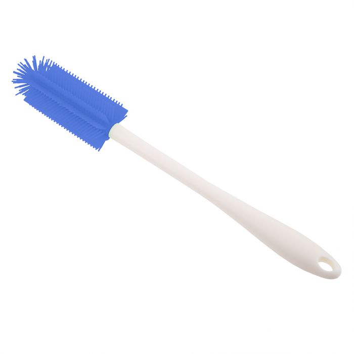 Bottle Brush - Silicone - Blue