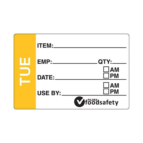 Label - Durable 49 x 75mm - Prep Tuesday, r250