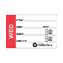 Label - Durable 49 x 75mm - Prep Wednesday, r250